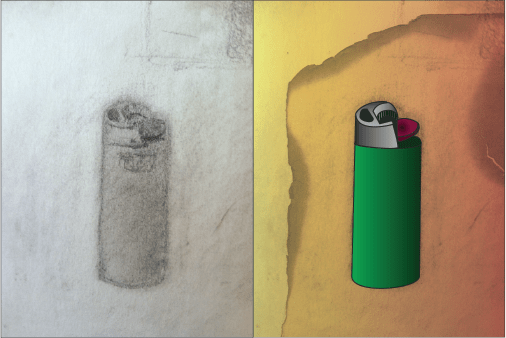 lighter-sketch-illustrated-adobe-illustrator