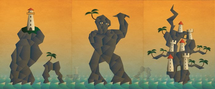 lighthouse-rock-monster-castle